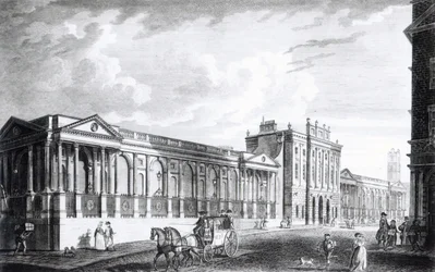 Ein Blick auf die Bank of England, Threadneedle Street, London, 1797